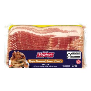 Fletcher’s Maple Flavoured Bacon, 375g